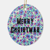 Abstract flessenpatroon - keramisch siermiddel keramisch ornament (Links)