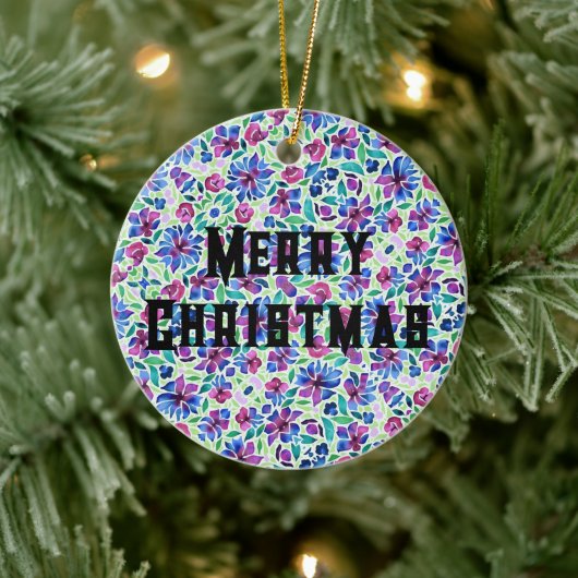 Abstract flessenpatroon - keramisch siermiddel ornament (Boom)