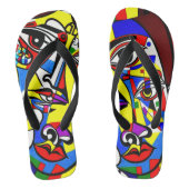 Abstract_FLipFlops_002 Teenslippers (Voetbed)