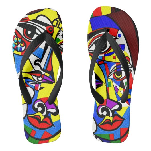 Abstract_FLipFlops_002 Teenslippers (Voetbed)