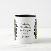 Abstract Floral 100 Centennial Black History Month Mok (Midden)