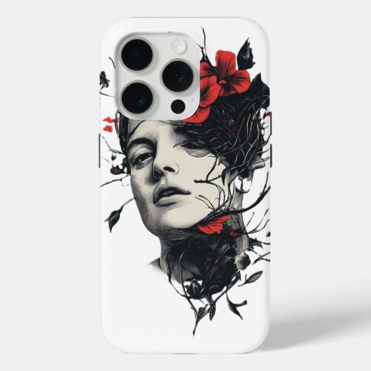 Abstract Floral design Case-Mate iPhone Case (Achterkant)