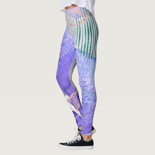 Abstract Floral design Leggings (Links)