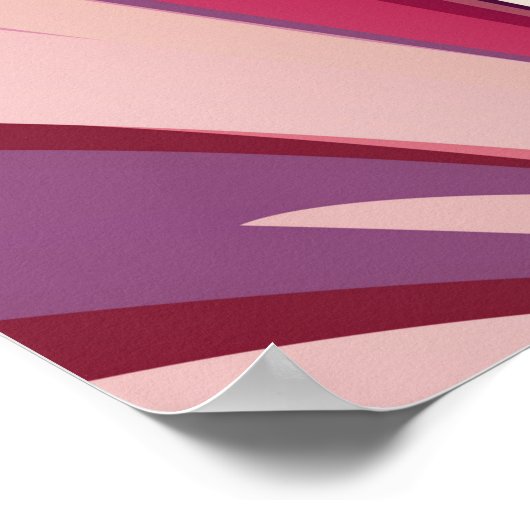 Abstract Floral design Poster (Hoek)