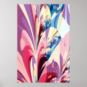 Abstract Floral design Poster (Voorkant)