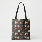 Abstract Floral Doodle Tote Tote Bag (Voorkant)