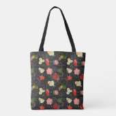 Abstract Floral Doodle Tote Tote Bag (Achterkant)