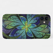 Abstract Floral Glas in lood La Chanteuse IV Case-Mate iPhone Case (Achterkant (horizontaal))