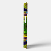 Abstract Floral Glas in lood Patroon Case-Mate iPhone Case (Achterkant / Rechts)