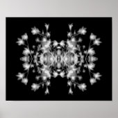 Abstract Floral Graphic Pattern Poster (Voorkant)