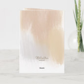 Abstract Floral Happy Birthday Wenskaart Bedankkaart (Achterkant)