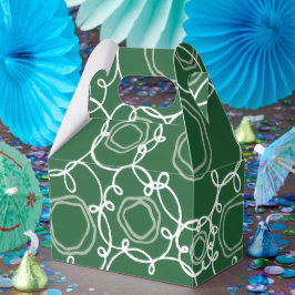 Abstract Floral Matrix (Dark Green) Fine Art Bedankdoosjes