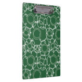 Abstract Floral Matrix (Dark Green) Fine Art Klembord (Rechts)