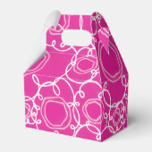 Abstract Floral Matrix (Hot Pink) Fine Art Bedankdoosjes (Achterkant)