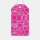 Abstract Floral Matrix (Hot Pink) Fine Art Cadeaulabel (Voorkant)