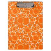 Abstract Floral Matrix (Orange) Fine Art Klembord (Voorkant)