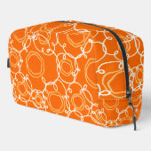 Abstract Floral Matrix (Orange) Fine Art Toilettasje (Rechterhoek)