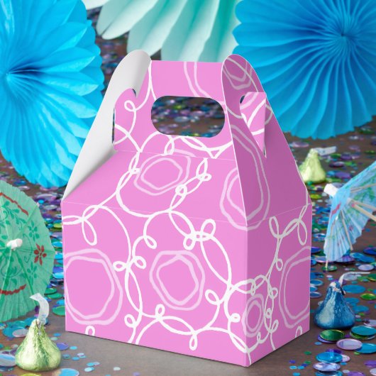 Abstract Floral Matrix (Soft Pink) Fine Art Bedankdoosjes (Feest)