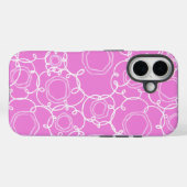 Abstract Floral Matrix (Soft Pink) Fine Art Case-Mate iPhone Case (Achterkant (horizontaal))