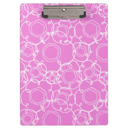 Abstract Floral Matrix (Soft Pink) Fine Art Klembord