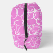 Abstract Floral Matrix (Soft Pink) Fine Art Toilettasje (Rechts)