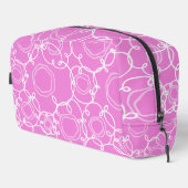 Abstract Floral Matrix (Soft Pink) Fine Art Toilettasje (Rechterhoek)