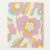 Abstract Floral Pastel Lila Patroon op maat Planner (Achterkant)