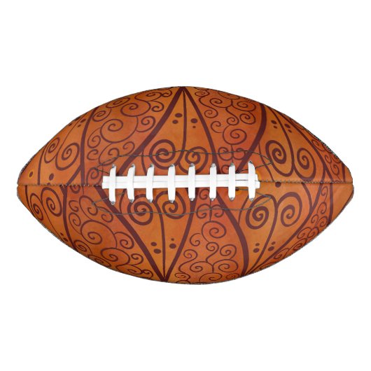 Abstract Floral Pattern American Football (Voorkant)