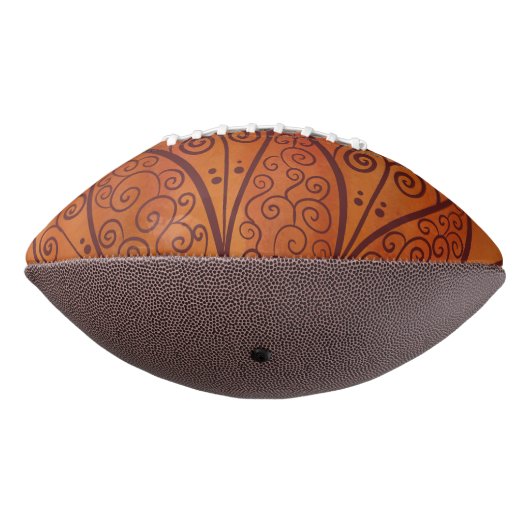 Abstract Floral Pattern American Football (Gedraaid 270)