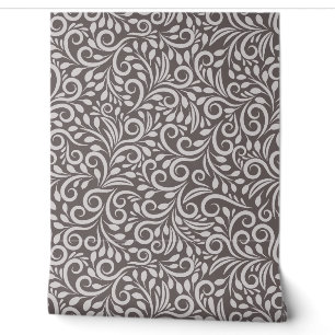 Abstract Floral Pattern Behang