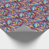 Abstract Floral pattern Cadeaupapier (Hoek)