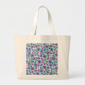 Abstract Floral Pattern - Canvas tas (Voorkant)