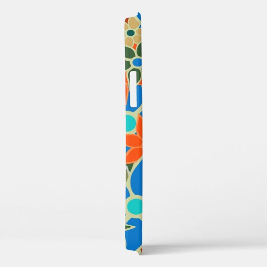 Abstract Floral Pattern Case-Mate iPhone Case (Achterkant / Rechts)