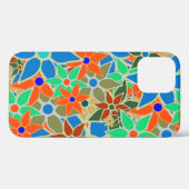 Abstract Floral Pattern Case-Mate iPhone Case (Achterkant (horizontaal))