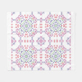 Abstract floral pattern designabstract, art, home  fleece deken (Voorkant (Horizontaal))