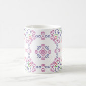 Abstract floral pattern designabstract, art, home  koffiemok (Center)