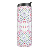 Abstract floral pattern designabstract, art, home  thermosbeker (Gedraaid links)