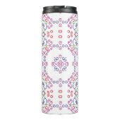 Abstract floral pattern designabstract, art, home  thermosbeker (Achterkant)