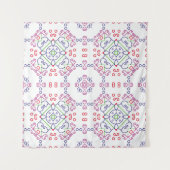 Abstract floral pattern designabstract, art, home  wandkleed (Voorkant (horizontaal))