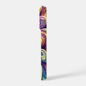 Abstract Floral pattern iPhone Hoesje (Linkerkant)