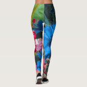 Abstract Floral Pattern Leggings (Achterkant)