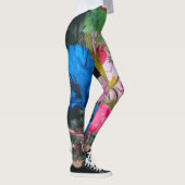 Abstract Floral Pattern Leggings (Rechts)