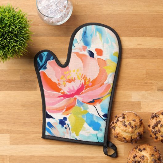 Abstract floral pattern painting  ovenwant (Top down)