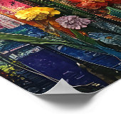 Abstract Floral Poster (Hoek)