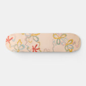 Abstract Floral Print  Japans patroon Persoonlijk Skateboard (Horizontaal)