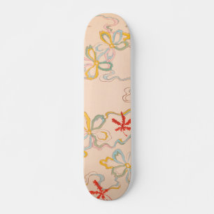 Abstract Floral Print Japans patroon Persoonlijk Skateboard