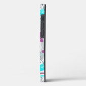 Abstract Floral Retro Swirls Case-Mate iPhone Case (Achterkant / Links)