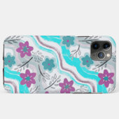 Abstract Floral Retro Swirls Case-Mate iPhone Case (Achterkant (horizontaal))