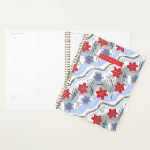 Abstract Floral Retro Swirls Planner (Display)