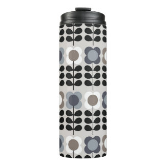 Abstract floral seamless pattern. Nordic style. Vi Thermosbeker